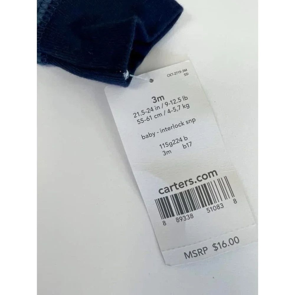 3m Carter's NWT‎ baseball Outfit